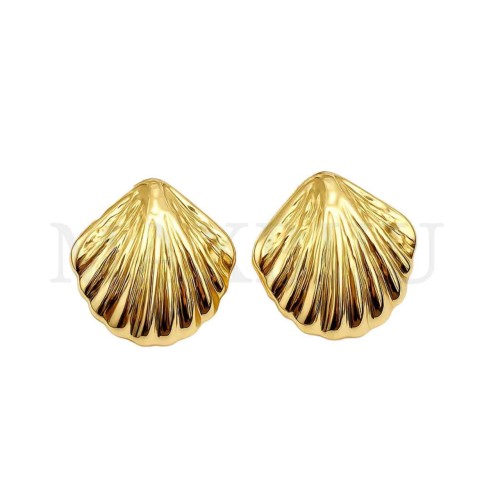 Stainless Steel Shell Earring