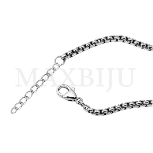 Men Neclace - Stainless 
Steel Simple Pendant 5x40mm