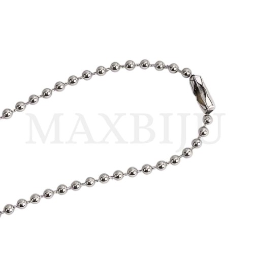 Men Neclace - Stainless 
Steel Credentials Pendant 32x52mm