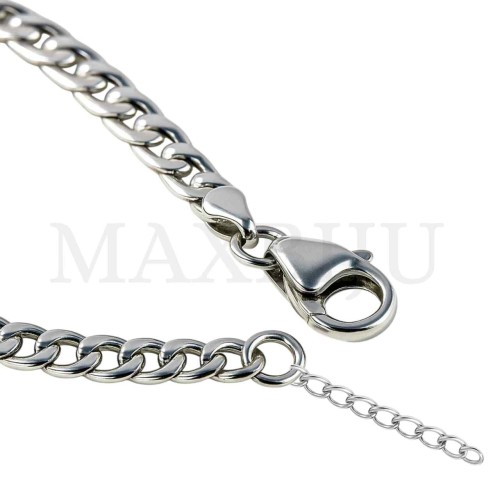 Men Neclace - Stainless 
Steel Simple Pendant 48x8mm