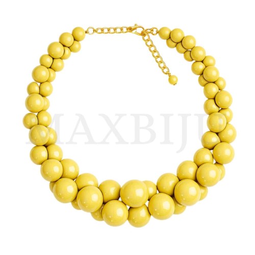 Resin Necklace - Colourfull Balls