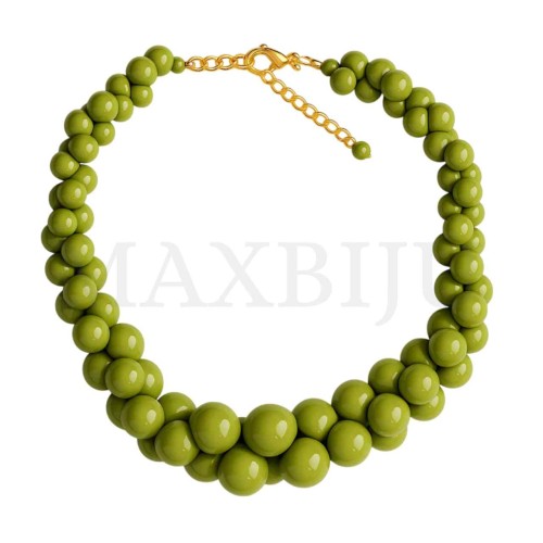 Resin Necklace - Colourfull Balls