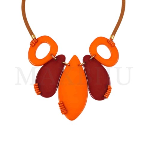 Resin Necklace - Organic Form