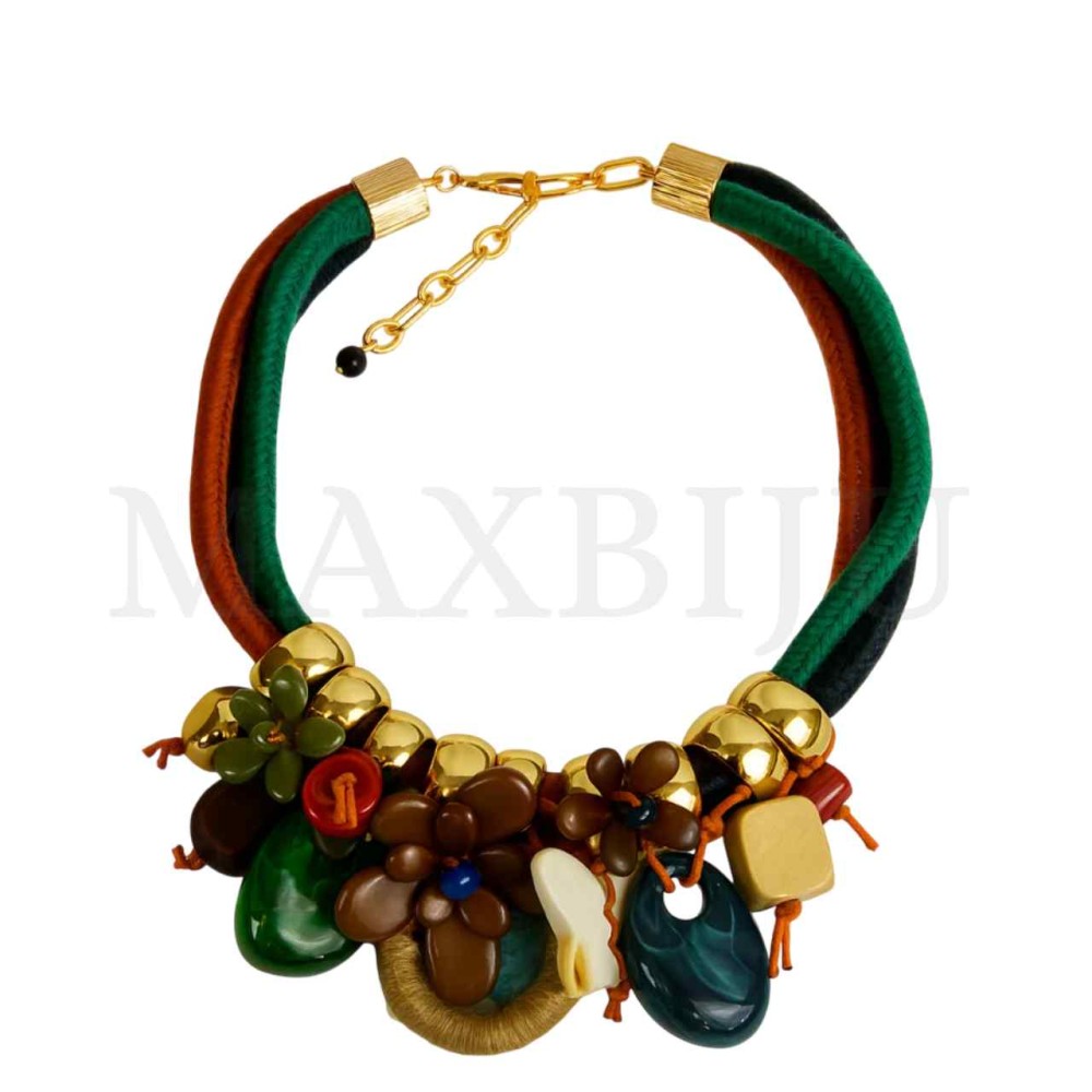 Resin Necklace - Strings with Resin Pendant