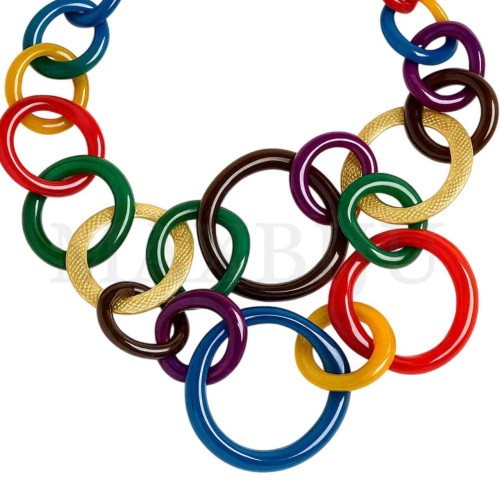 Resin Necklace - Organic Form