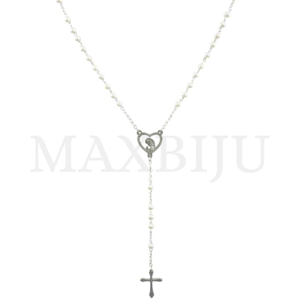 Stainless Steel Rosary of "Nossa Senhora de Fátima" 50cm