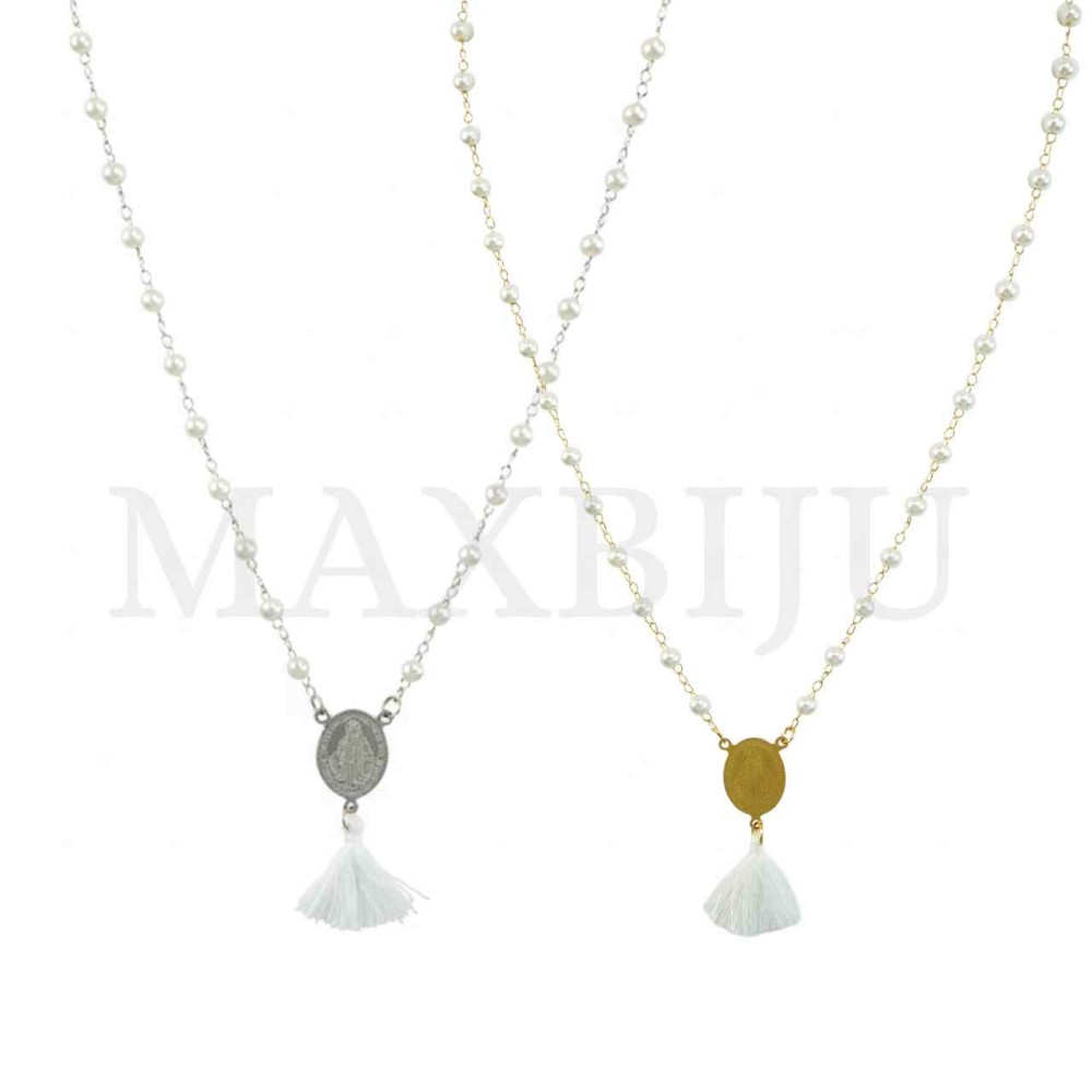 Stainless Steel Rosary of "Nossa Senhora da Graça" 50cm