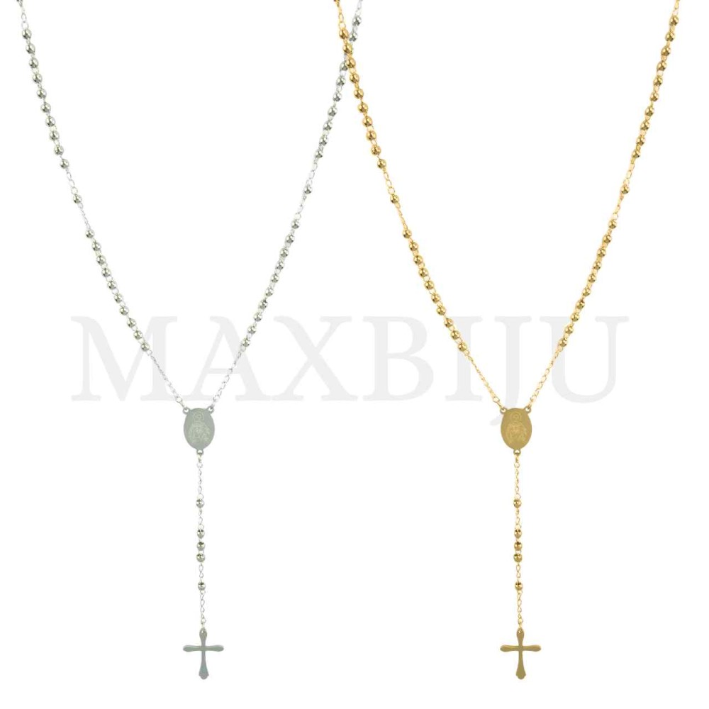 Stainless Steel Rosary of "Jesus" 50cm