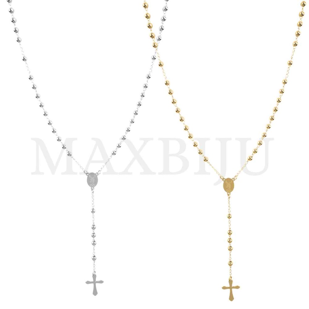 Stainless Steel Rosary of "São Miguel Arcanjo" 50cm
