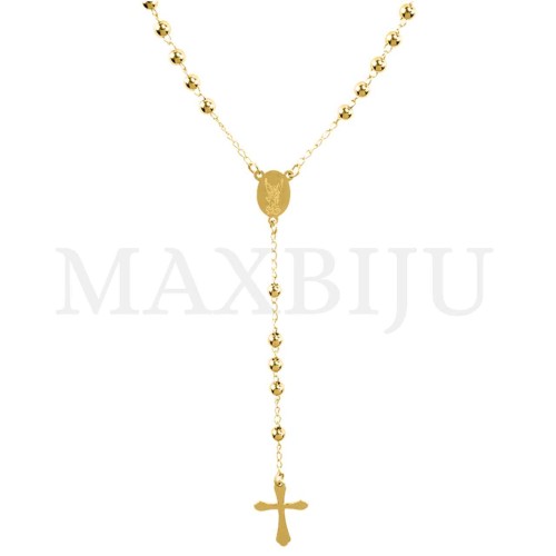 Stainless Steel Rosary of "São Miguel Arcanjo" 50cm