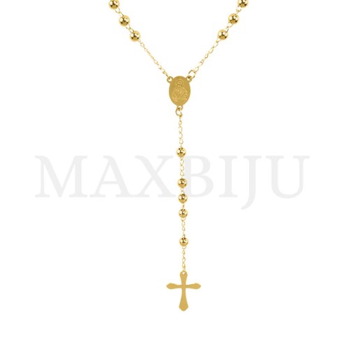 Stainless Steel Rosary of "Jesus" 50cm