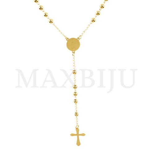 Stainless Steel Rosary of "Nossa Senhora de Fátima" 50cm