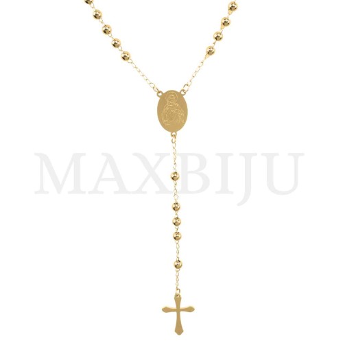 Stainless Steel Rosary of "Jesus" 50cm