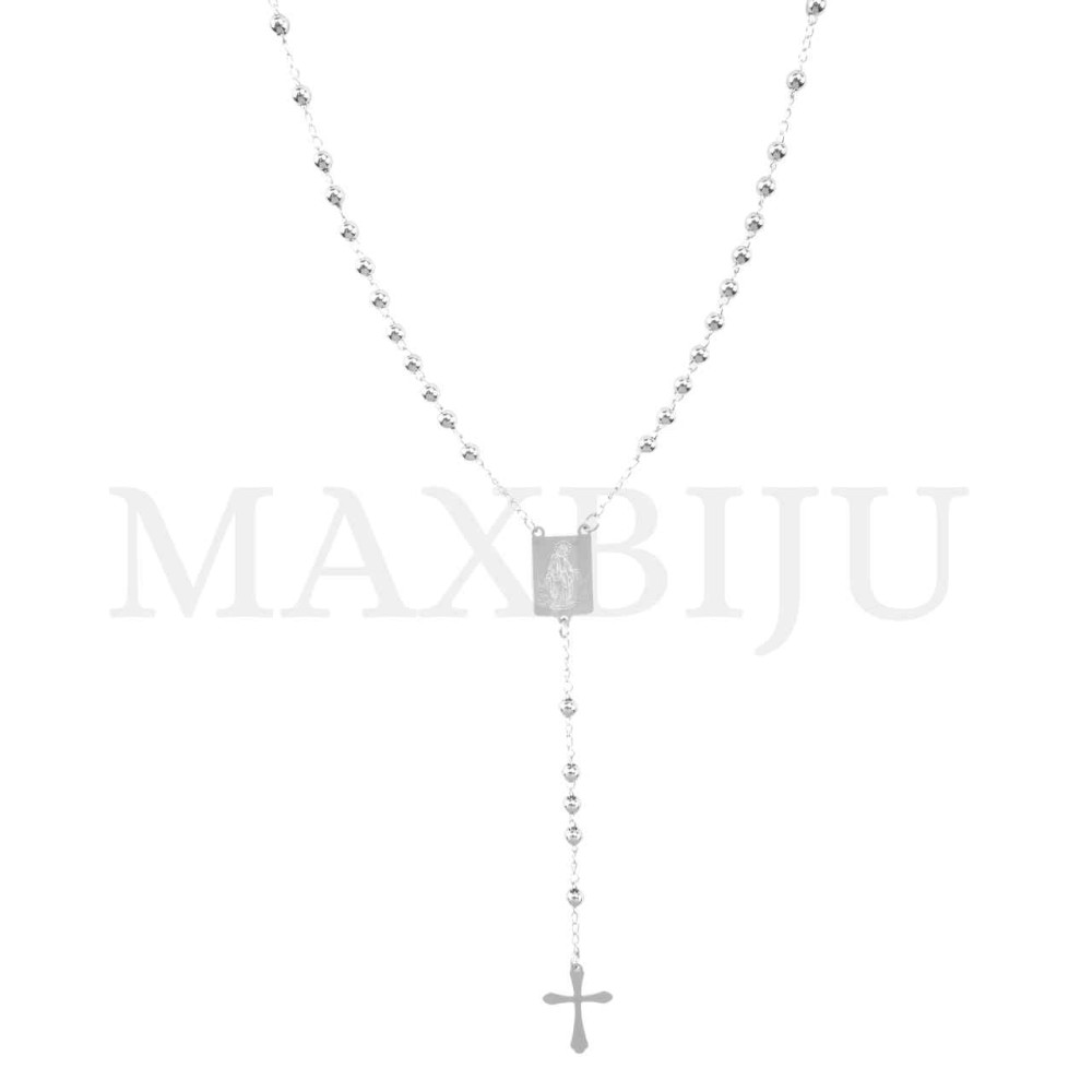 Stainless Steel Rosary of "Nossa Senhora da Graça" 50cm