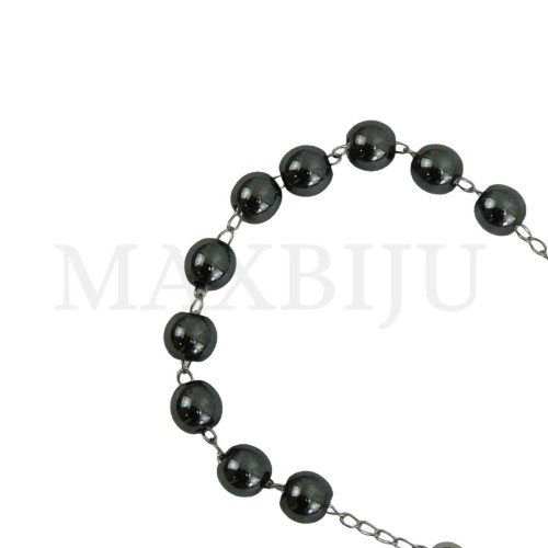 Stainless Steel Rosary of "Jesus" 65cm