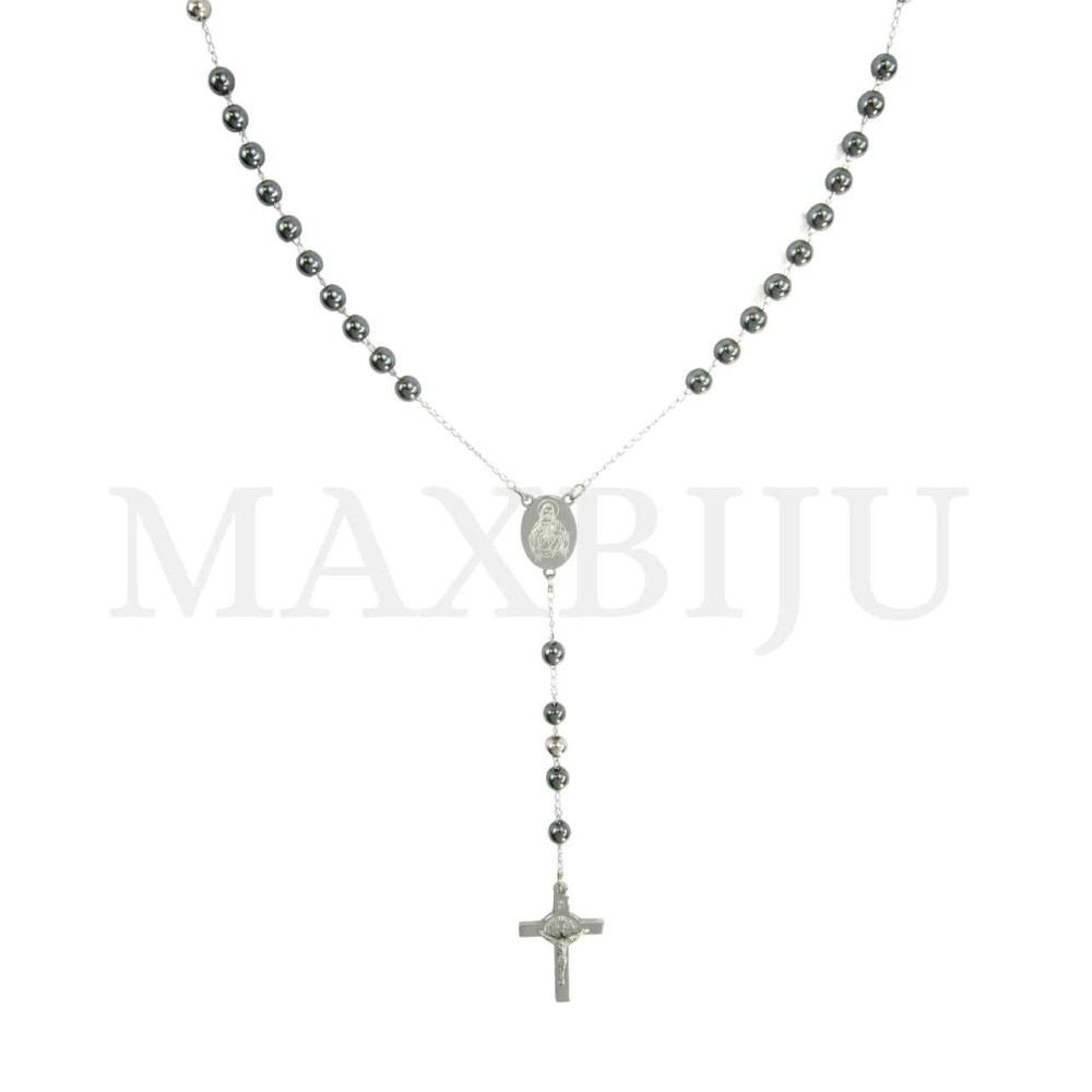 Stainless Steel Rosary of "Jesus" 65cm