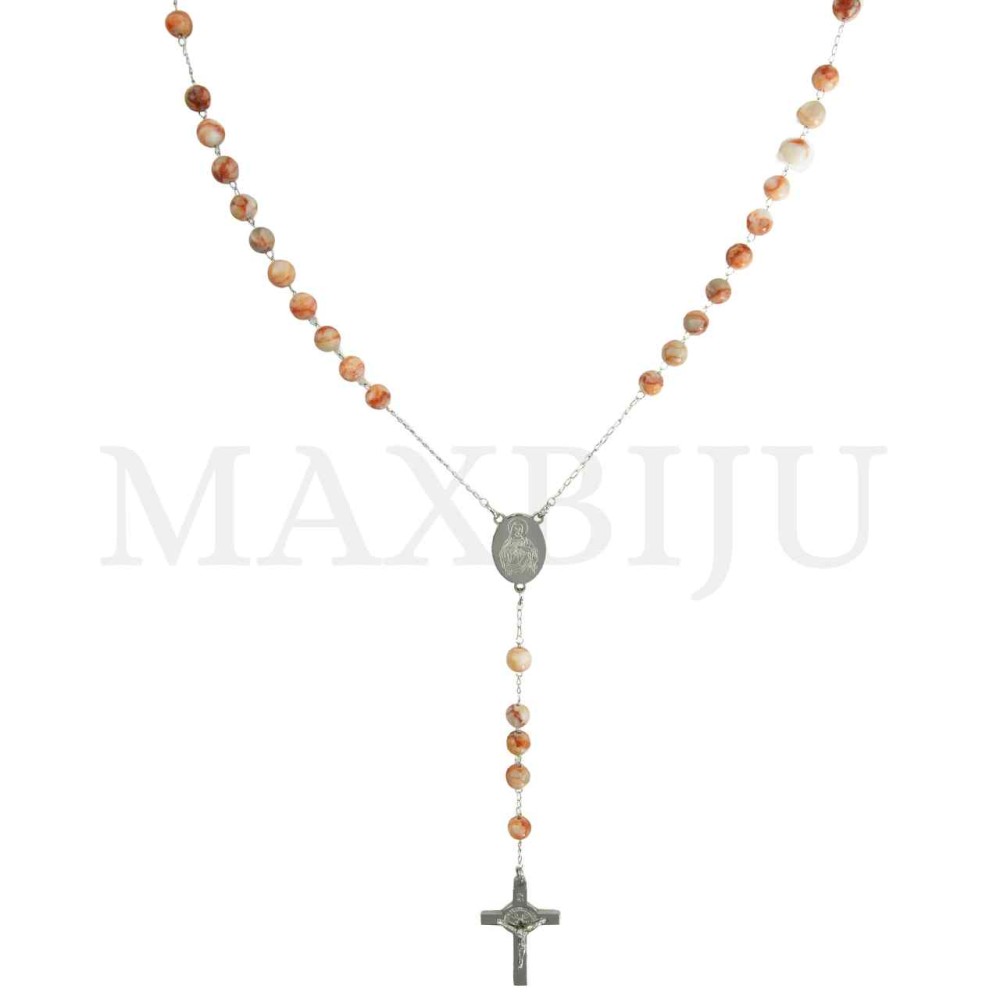 Stainless Steel Rosary of "Jesus" 65cm