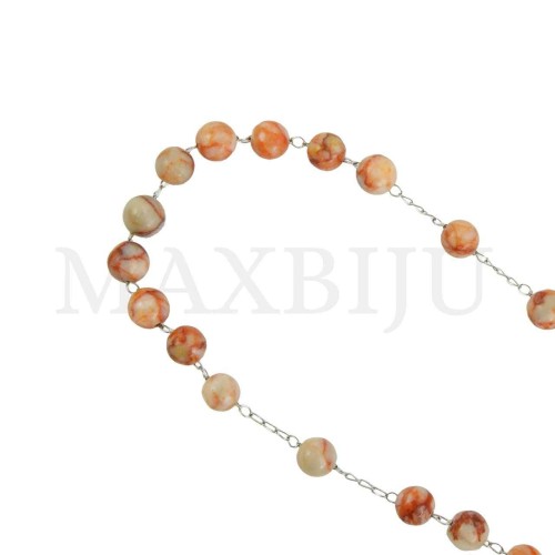 Stainless Steel Rosary of "Jesus" 65cm