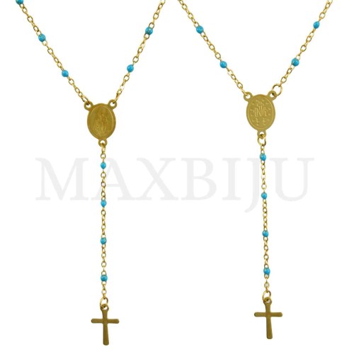 Stainless Steel Rosary of "Nossa Senhora da Graça" 50cm