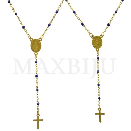 Stainless Steel Rosary of "Nossa Senhora da Graça" 50cm