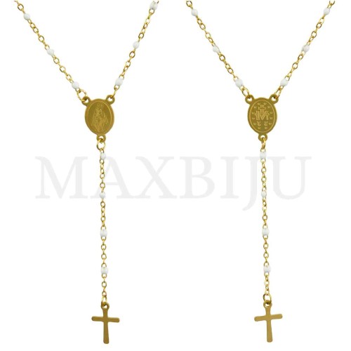 Stainless Steel Rosary of "Nossa Senhora da Graça" 50cm