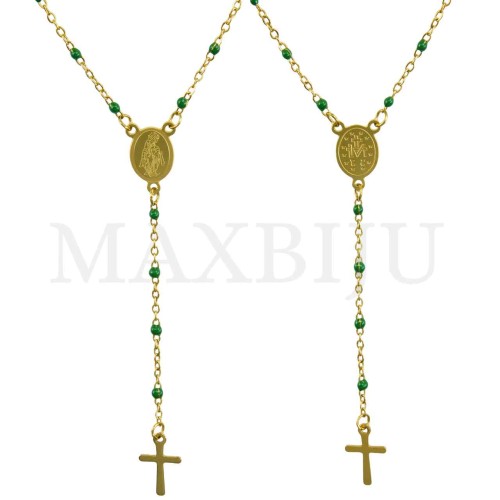 Stainless Steel Rosary of "Nossa Senhora da Graça" 50cm