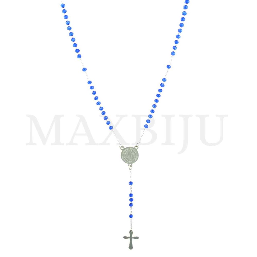 Stainless Steel Rosary of "São Bento" 50cm