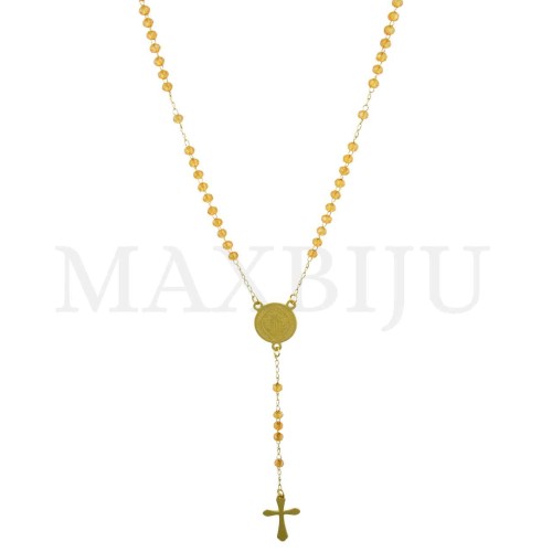 Stainless Steel Rosary of "São Bento" 50cm