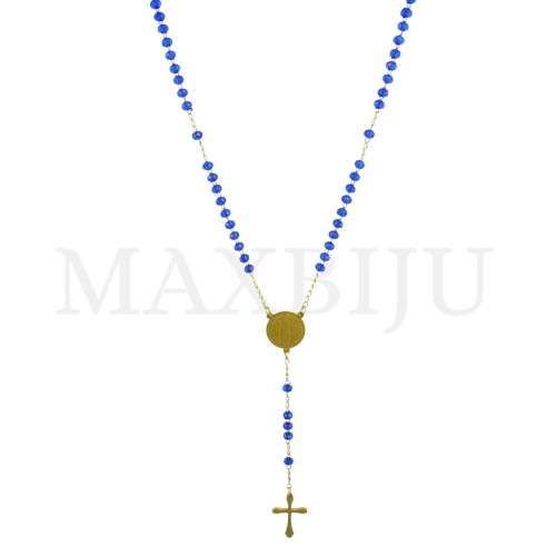 Stainless Steel Rosary of "São Bento" 50cm