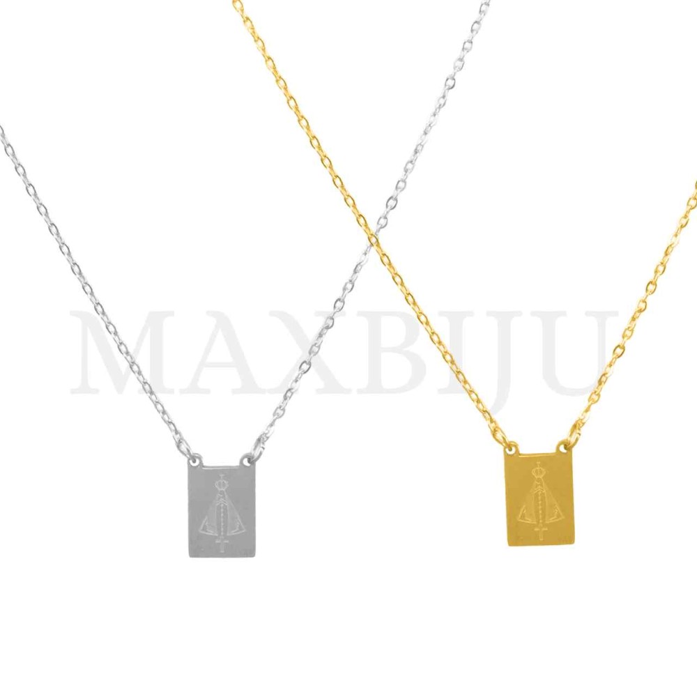 Stainless Steel Chapter of "Nossa Senhora da Aparecida" 35cm