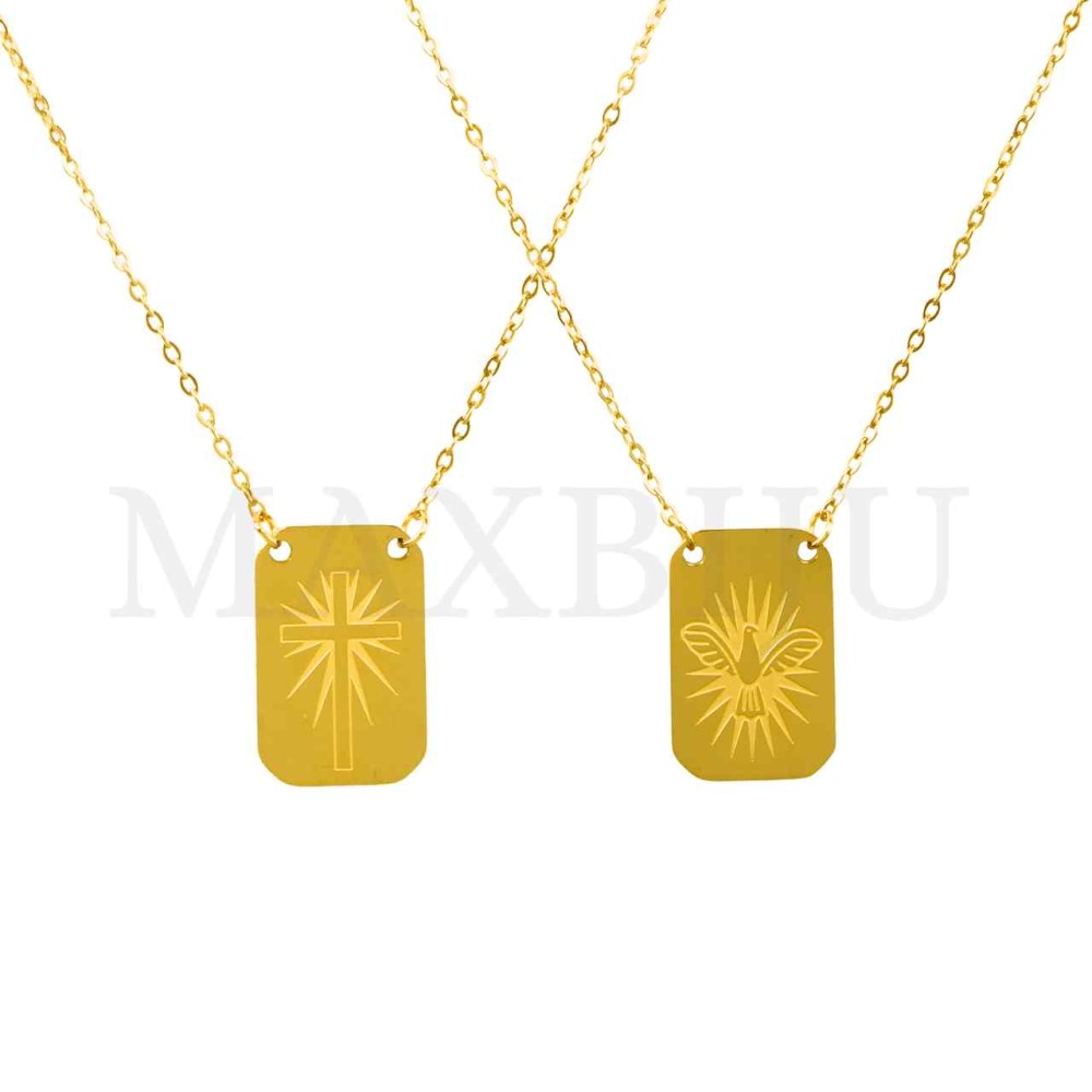 Stainless Steel Chapter of "Espírito Santo" 35cm