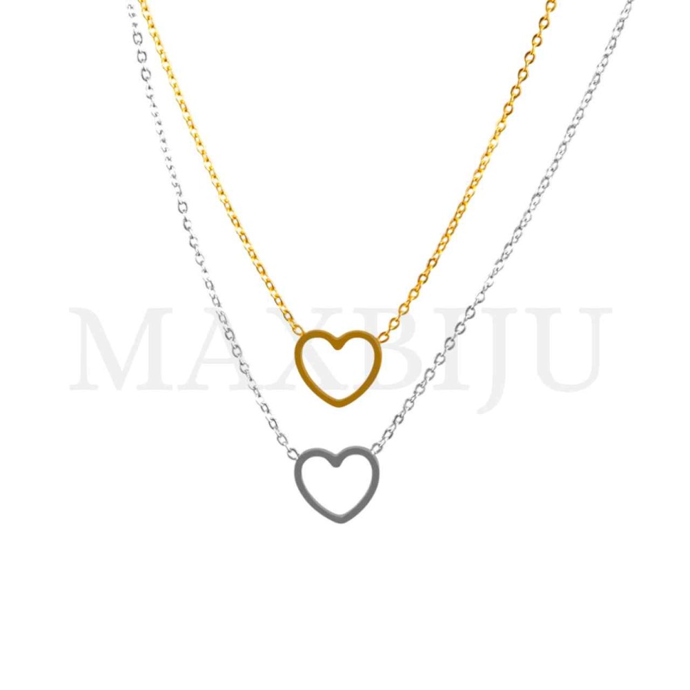 Stainless Steel necklace Heart Pendant 11x12mm
(40cm)