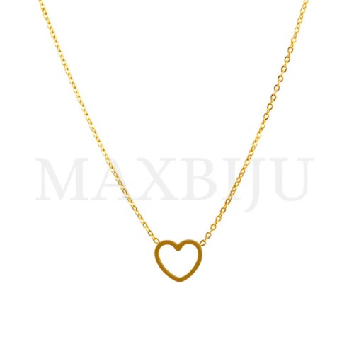 Stainless Steel necklace Heart Pendant 11x12mm
(40cm)