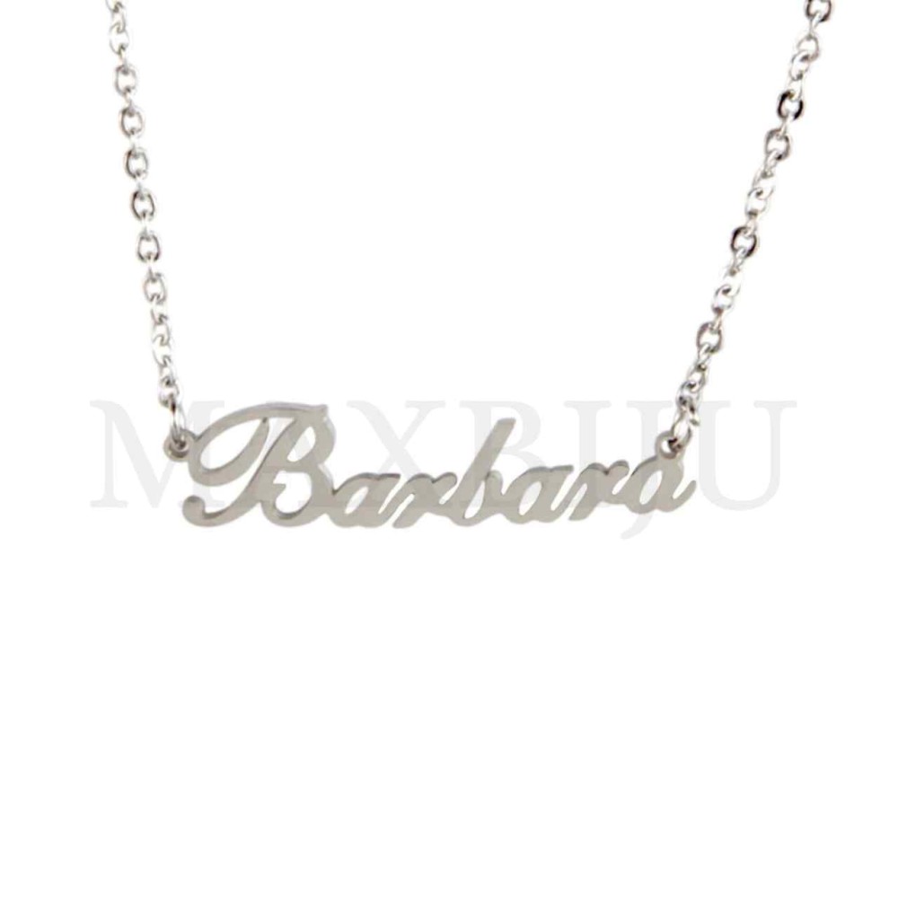 Stainless Steel necklace "Barbara" 32x8mm 
(45cm)