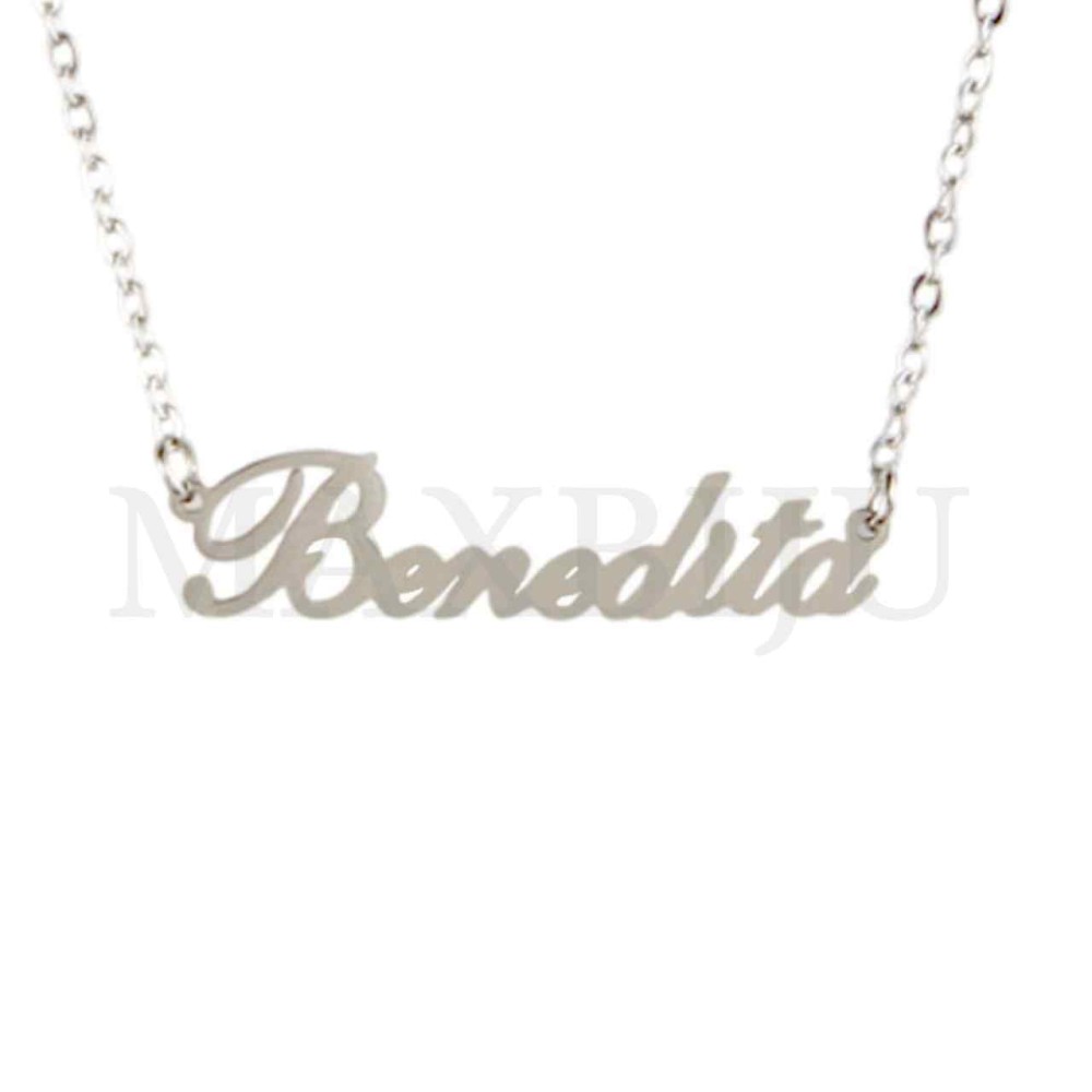Stainless Steel necklace "Benedita" 35x10mm
(45cm)