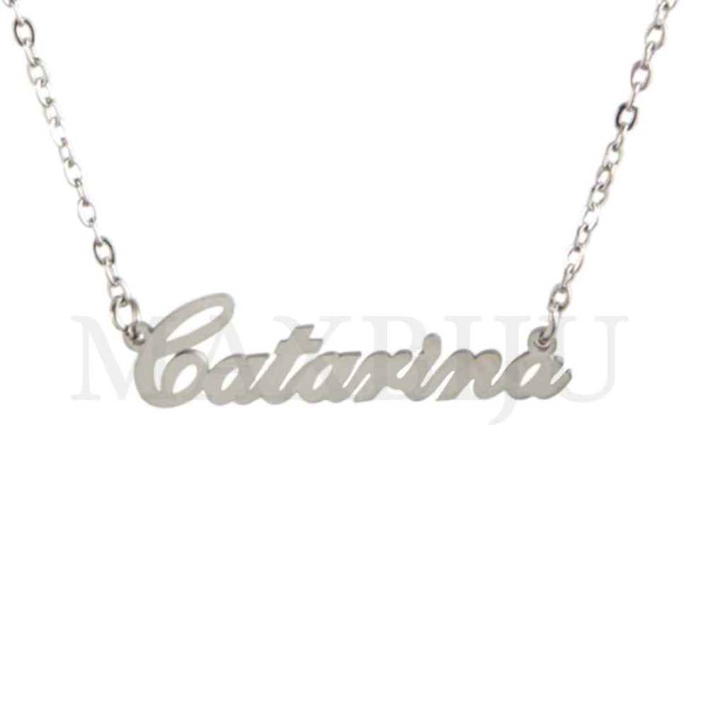 Stainless Steel necklace "Catarina" 33x8mm 
(45cm)