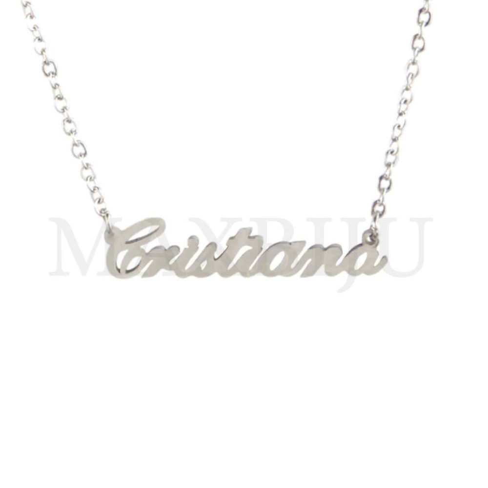 Stainless Steel necklace "Cristiana" 32x8mm 
(45cm)