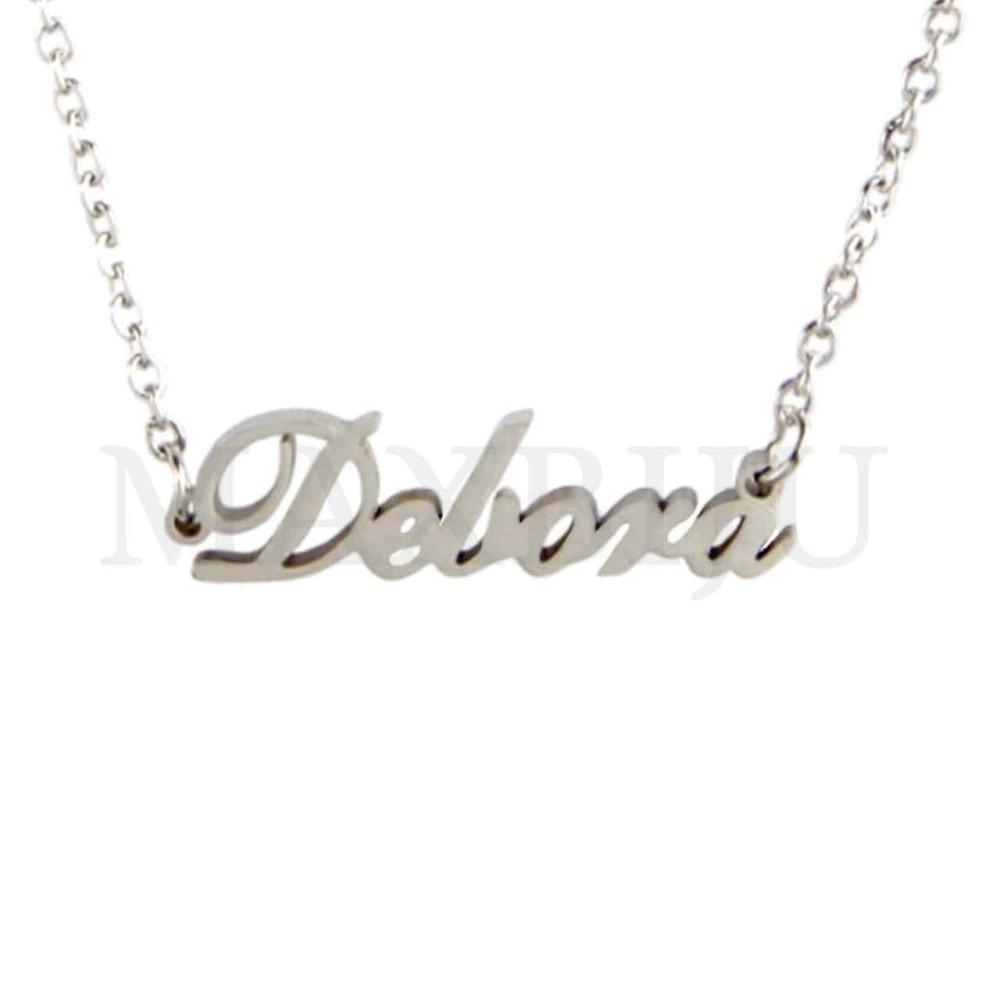 Stainless Steel necklace "Debora" 27x8mm 
(45cm)