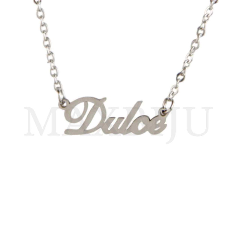 Stainless Steel necklace "Dulce" 21x8mm 
(45cm)