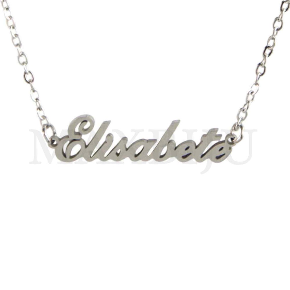 Stainless Steel necklace "Elisabete" 30x9mm 
(45cm)