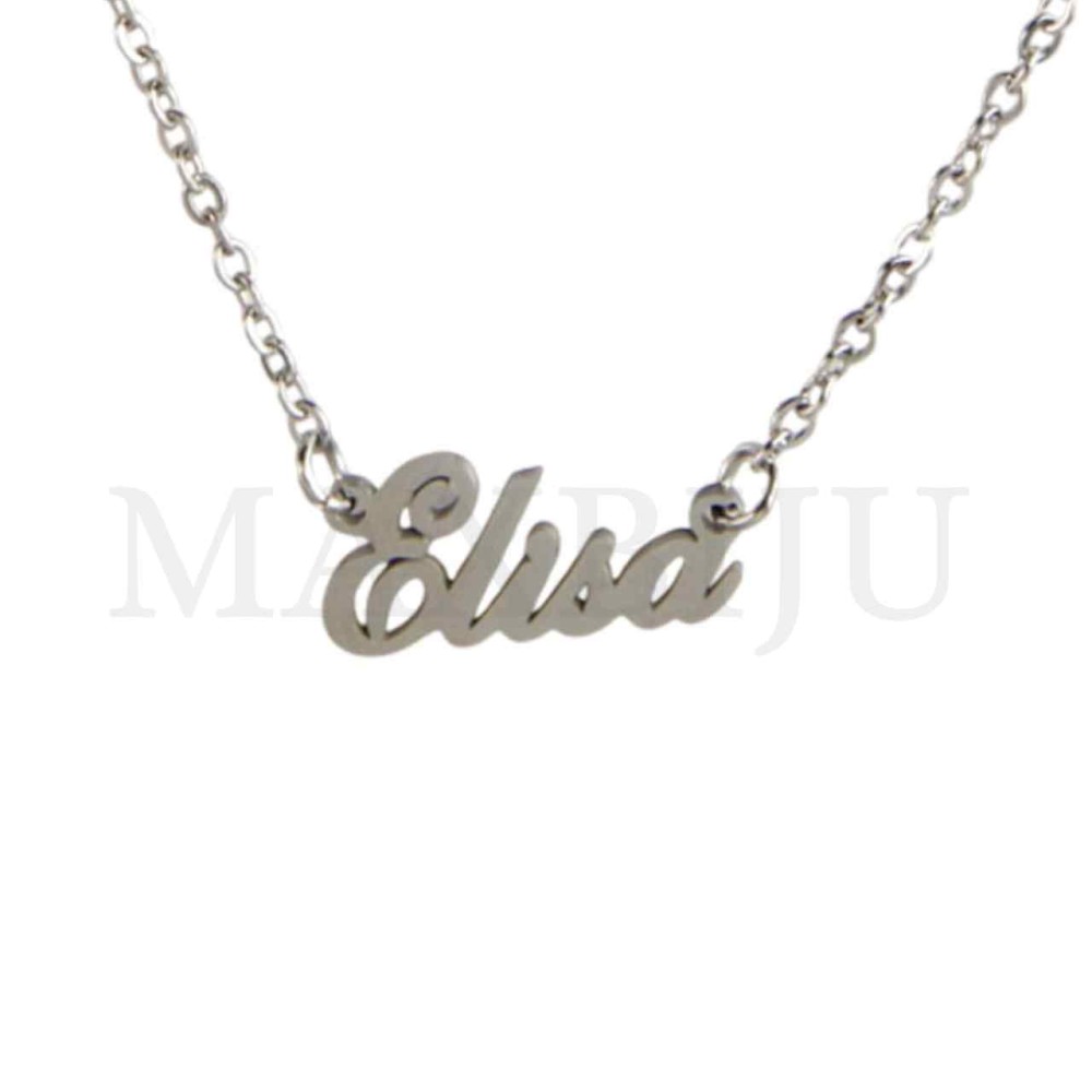 Stainless Steel necklace "Elisa" 16x9mm 
(45cm)