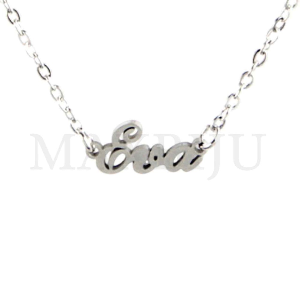 Stainless Steel necklace "Eva" 10x7mm 
(45cm)