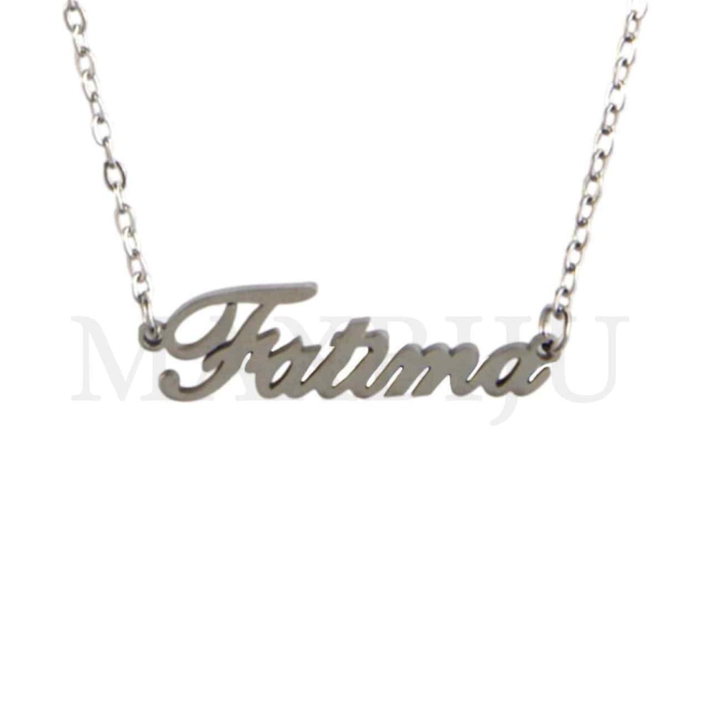 Stainless Steel necklace "Fatima" 28x9mm 
(45cm)