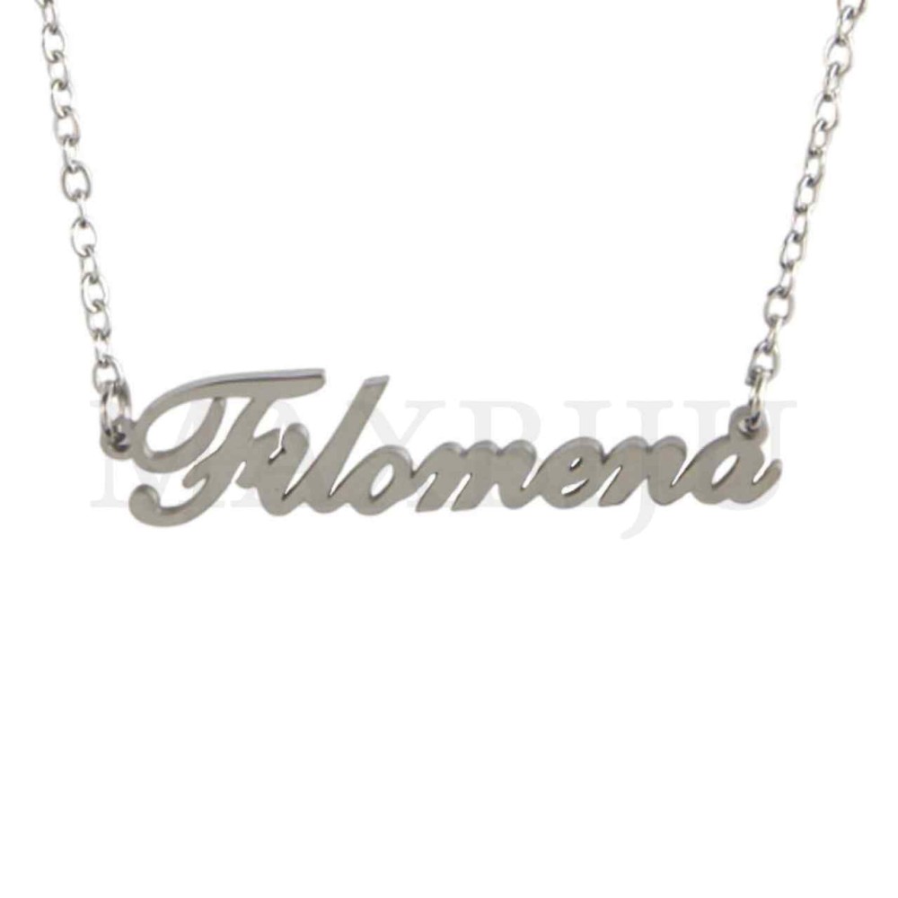 Stainless Steel necklace "Filomena" 36x9mm 
(45cm)