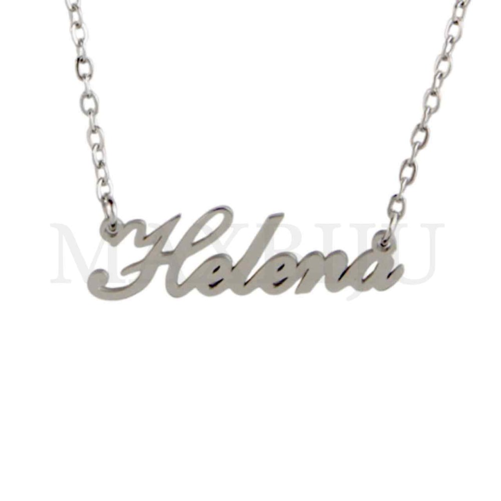 Stainless Steel necklace "Helena" 28x10mm 
(45cm)