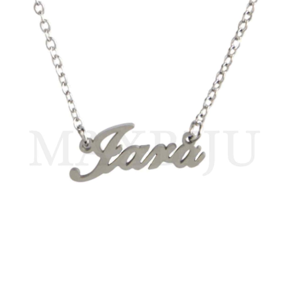 Stainless Steel necklace "Iara" 21x10mm 
(45cm)