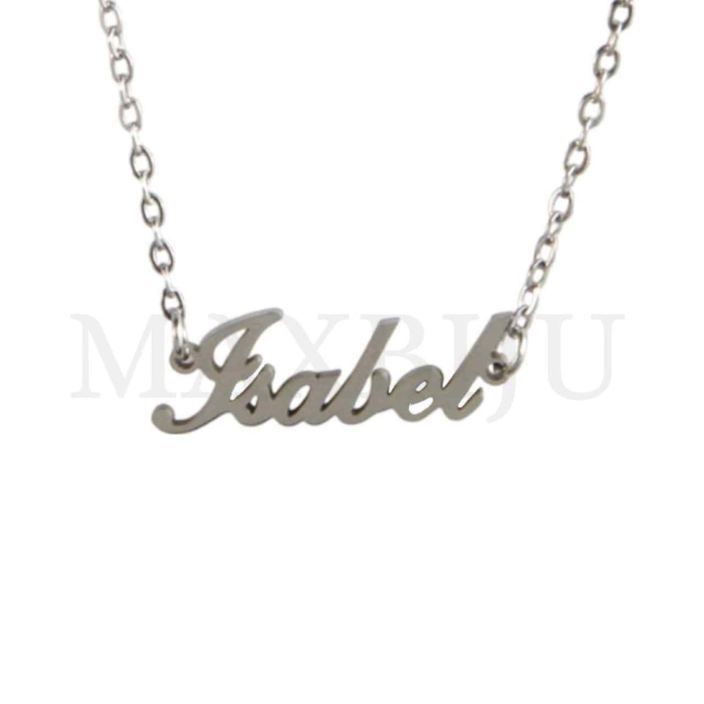 Stainless Steel necklace "Isabel" 23x10mm 
(45cm)