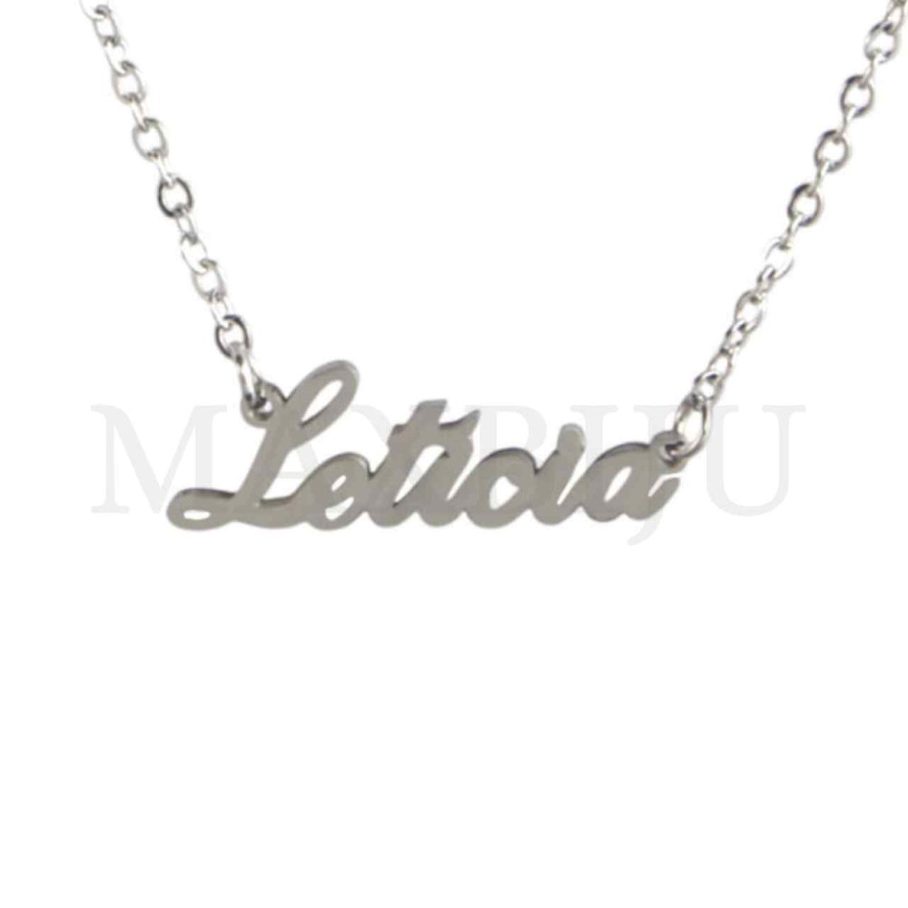 Stainless Steel necklace "Leticia" 25x10mm
(45cm)