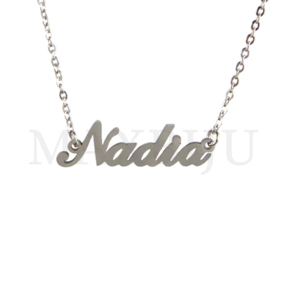 Stainless Steel necklace "Nadia" 30x12mm
(45cm)