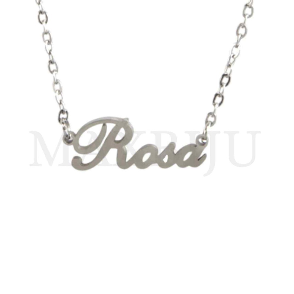 Stainless Steel necklace "Rosa" 23x10mm
(45cm)
